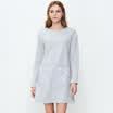 UR youth trend ladies double pockets H type Slim dress YV39R7BN001 light gray M