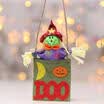 Halloween Pendant Plush Toy Doll Witch Pumpkin Doll Soft Doll Black & Red Cap