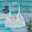 Women Lace Floral Crop Top Bralette Bralet Bra Bustier Cami Unpadded Tank Top
