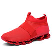 Mens Shoes Fashion Sports Shoes Breathable Running Shoes Casual Light Sneakers Shoes Black White Red Size 39-46