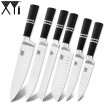 XYj Juego De Cuchillos De Cocina De Acero Inoxidable De Buena Calidad Conjunto De Cuchillos De Cocina Chef Rebanado De Pan Santoku Utilidad Cuchillo D