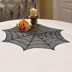 Halloween Home Decor Bat Spider Curtain Table Cover Lamp Cover Table Runner Lace