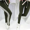 USA Women High Waist Drawstring Elastic Casual Pants Ladies Lace Pencil Trousers