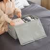 Maybelline cotton&linen double cover fabric storage box storage box dormitory artifact underwear storage box large