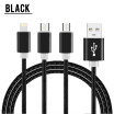 NeillieN 3 in 1 usb cableData lineSupport iPhone Android TYPE-C 3 in 1 Data lineGeneral data lineCharging line 1MUSB line