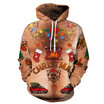 New Christmas 3D Printed Hoodies For Both Men&Women Globle Hot Sale Mens 3D Print Pullover Womens Sweater Without Suede Inside QYDM-475