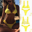 US SELLER Women Swimwear Bikini Set Push-up Padded Bra Bathing Suit Swimsuit