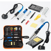 60W Electric Soldering Tools Iron Welding Tool Kit Solder Wire Tweezers Set