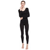 Anjiji Nanjiren round neck ladies net color body underwear body shaping Qiuyi Qiuku womens suit ladies - pink - one size
