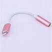 For iPhone Lightning To 35mm Earphone Headphone Jack Aux Adapter Cable UK