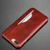 New iPhone7Plus Mobile Phone Back Shell Top Layer Leather Card Leather Back Cover