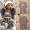 US Stock Newborn Baby Girls Boys Infant Romper Jumpsuit Bodysuit Outfits Clothes