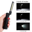 COB LED Rechargeable Work Light Magnet Flashlight with Hook Folding Torch Lamp