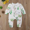 Newborn Infant Baby Boy Girl Cotton Romper Jumpsuit Bodysuit Kids Clothes Outfit