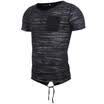 Men Fit O-Neck Short Sleeve Breathable Tee T-shirt Muscle Thin Casual Top Blouse