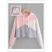 Women Hoodie Sweatshirt Crop Top Sweater Long Sleeve Loose Sport Pullover Jumper