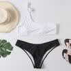 Women Brazilian Swimwear Bandage Bikini Bra Push-Up Tops Thongs Bottoms Swimsuit