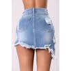 NEW women Short Stretch high Waist Plain Skater Flared Pleated Mini Skirt Denim