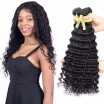 Nami Hair High Quality Deep Wave Brazilian Virgin Human Hair Weave Extensions 3pcsLot 12"-28" Brazilian Deep Wave Hair Weave Bund