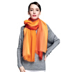 Bao Shengxiang 200 cashmere scarves lady autumn&winter gradient shawl warm collar red&black