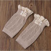 New Kid Baby Boy Girl Lace Socks Crawling Protective Knee Pads Knitted Leg Cover
