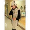 Women Cashmere Wool Scarf Large Shawl Lady Winter Warm Long Knitted Solid Scarf