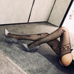 UK Women Crystal Rhinestone Fishnet Net Mesh Socks Stockings Tights Pantyhose