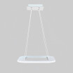 Baycheer HL487485 Vapor&Water Tight White Acrylic Panel Warm Light LED Chandelier 1 Light