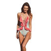 Sexy Women One piece Bikini Push-Up Padded Swimwear Swimsuit Bathing suit Floral