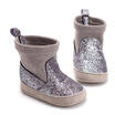 AU Stock Fashion Warm First Walkers Baby Girl PU Shoes Soft Soled Winter Boots
