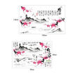 Chinese Art DIY Plum Blossom Scenery Removable Wall Art Decal Vinyl Stickers