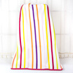 Yaguang towel textile cotton yarn-dyed dobby velvet soft absorbent seven-color light towel red 68 138cm 330g