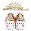 US Newborn Baby Girl Soft Crib Shoes Infants Anti-slip Sneaker Prewalker 0-18M