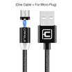 Cafele New LED Magnetic USB Cable for iPhone Micro USB Cable USB C Magnet Charger Nylon Cabo for Samsung Xiaomi Huawei