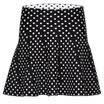 Semir Women&39s classic knitted lattice wild fashion casual skirt Korean version 14116070238 black&white tone M