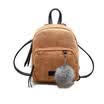 Girls Corduroy Small Mini Backpack School Travel Shoulder Backpack School Bag