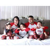 US STOCK Family Matching Christmas Pajamas Set Women Baby Sleepwear Nightwear