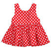 Cute Newborn Infant Baby Girl Birthday Party Polka Dot Short Mini Dress Sundress