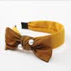 Print Kids Bow Headband Girls Hair Band Bowknot Cute Lovely Ears Wired Pearl New