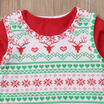 US Christmas Newborn Baby Girl Clothes Long T-shirt Dress Princess Dress Outfits