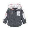 Toddler Baby Girls Floral Hooded Tops Blouse Kids Autumn Sweatshirts T-shirts UK