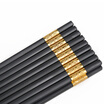 Jingdong supermarket double gun Suncha chopsticks alloy chopsticks ten pairs of home hotel Japanese chopsticks KZ4069 gold