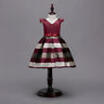 Children Kids Baby Girl Princess Bowknot Striped Formal Party Bridesmaid Dresses