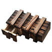 Magic Chinese Puzzle Box Wooden Secret Compartment Intelligence Brain Xmas Gift