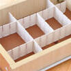 4Pcs DIY Grid Drawer Divider Household Necessities Storage Organizer Plastic New