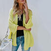 New Women Batwing Loose Cardigans Shawl Knit Jacket Coat Sweater Knitwear Tops