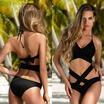 US Women High Waisted Swimsuit Swimwear Push up Bikini Set Monokini Bathing Suit