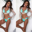 US New Women See through Lace Mesh Sheer Long Sleeve Crop Top T Shirt Blouse Tee