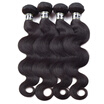 Amazing Star Brazilian Virgin Hair Body Wave 4 Bundles Human Hair Extensions Shedding Free&Tangle Free Natural Color