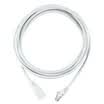 Haile HT-512-3M Six Category Cable Extension Cord Gigabit Broadband Network Extender Pure Copper Public Connection Cable 24AWG White 3m